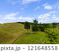 Rolling Green Hills under Blue Skies 121648558