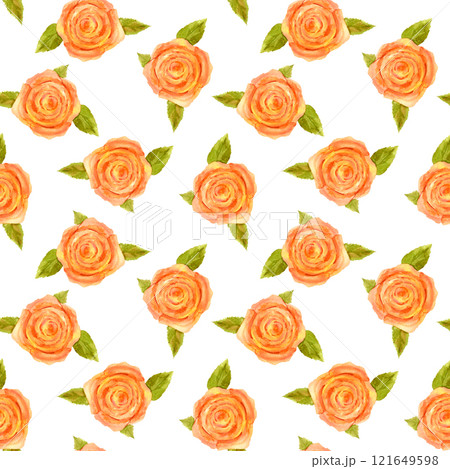 Victorian style flower pink rose . Old-fahioned vintage watercolor clip art. Seamless pattern in retro style for prints on wallpaper, textiles, diy, scrapbooking for packaging Victorian style flower pink rose . Old-fahioned vintage watercolor clip art. Seamless pattern in retro style for prints on wallpaper, textiles, diy, scrapbooking for packaging 121649598