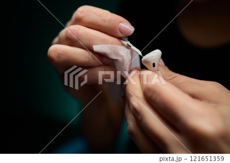 Cleaning your Wireless Earbuds is vital for optimal sound quality and performance Cleaning your Wireless Earbuds is vital for optimal sound quality and performance 121651359