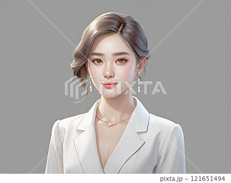 利発な美人秘書 121651494