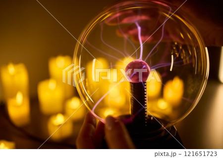 Experience the enchanting Mystical Energy created with Candlelight and illuminated by a Plasma Ball Experience the enchanting Mystical Energy created with Candlelight and illuminated by a Plasma Ball 121651723