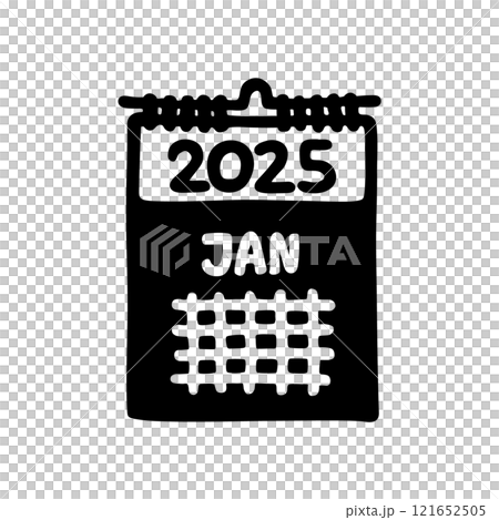 Doodle calendar schedule icon or logo hand drawn in flat style Doodle calendar schedule icon or logo hand drawn in flat style 121652505