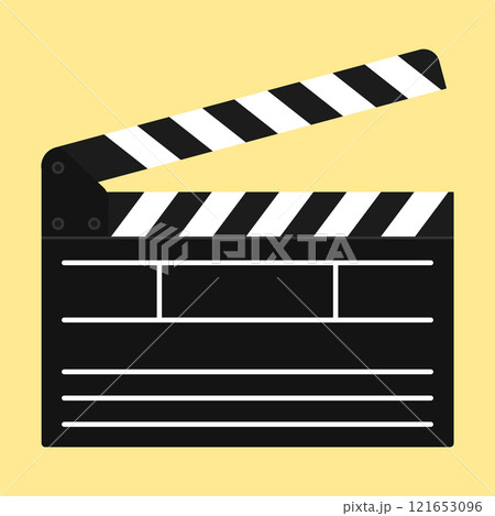Movie Clapper Vector Flat Icon Movie Clapper Vector Flat Icon 121653096