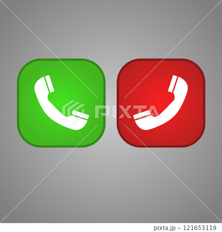 Telephone Handset Vector Icon Telephone Handset Vector Icon 121653119
