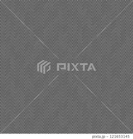 Geometric zig zag pattern, herringbone, vector 121653145