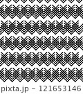 Geometric zig zag pattern, herringbone, vector 121653146