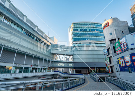柏高島屋新館と柏駅西口周辺の風景＜2025年1月/千葉県柏市＞　 121653307