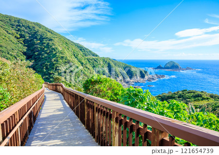 秋の佐多岬　遊歩道　鹿児島県南大隅町 121654739