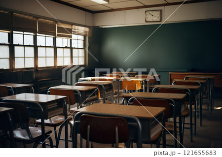学校の教室のイメージ03 121655683