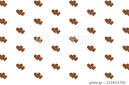 ハート背景　パターンスウォッチ 121655792