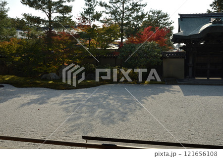 秋の高台寺　方丈南庭「波心庭」 121656108