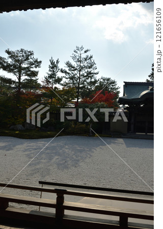 秋の高台寺　方丈南庭「波心庭」 121656109