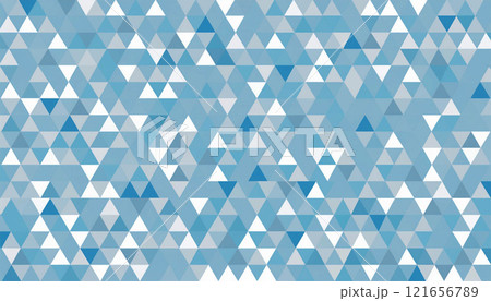 青とグレーの三角形モザイク柄の背景 青とグレーの三角形モザイク柄の背景 121656789