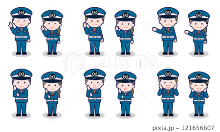 警備員の男女 03 121656807