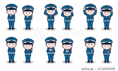 警備員の男女 05 121656809