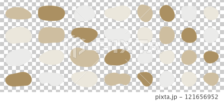 Loose frame set Abstract oval shape Set of cute abstract Loose frame set Abstract oval shape Set of cute abstract 121656952