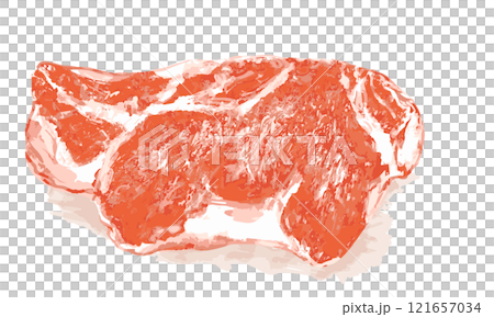 Watercolor beef illustration Watercolor beef illustration 121657034