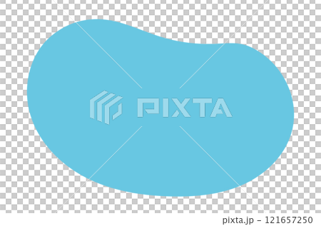 鬆散的框架設置抽象橢圓形 可愛的抽象集 121657250