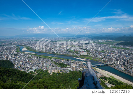 岐阜県/ 岐阜城天守閣からみる眺望 121657259