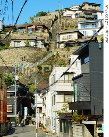 広島県呉市 両城の200階段の風景より 広島県呉市 両城の200階段の風景より 121657416