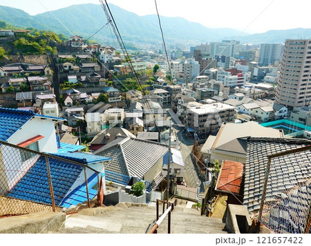 広島県呉市 両城の200階段の風景より 広島県呉市 両城の200階段の風景より 121657422