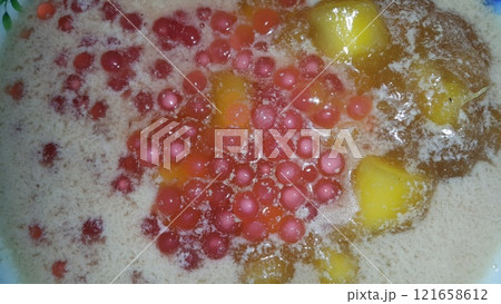 Bubur Ubi is a dessert from Indonesia Bubur Ubi is a dessert from Indonesia 121658612