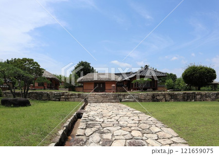韓国、河回村 韓国、河回村 121659075