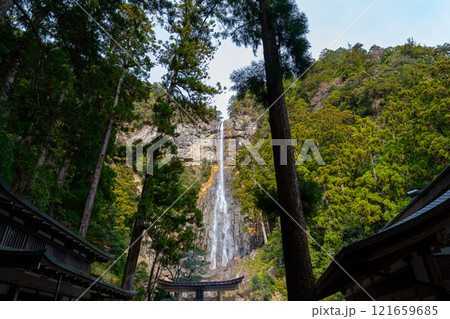 和歌山県　那智の滝の風景(2024年12月) 121659685