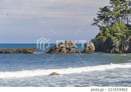 岩手　洋野町　窓岩 121659962