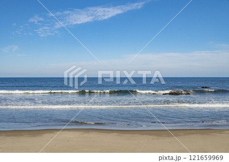 砂浜と海　種市海浜公園 121659969