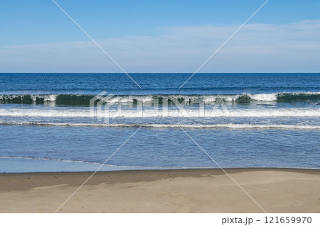 砂浜と海　種市海浜公園 121659970