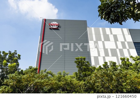 Taiwan Semiconductor Manufacturing Company (TSMC) plant in Tainan Science Park, Taiwan, TSMC is the world's largest dedicated independent semiconductor foundry. 121660450