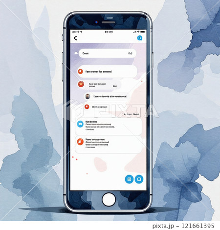 スマホ水彩画風 121661395