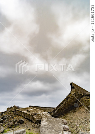 岩手　三陸　震災遺構　明戸海岸防潮堤 121661755