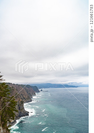 岩手　三陸　鵜の巣断崖の風景 121661783