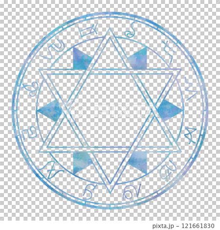 魔法陣（青） 121661830