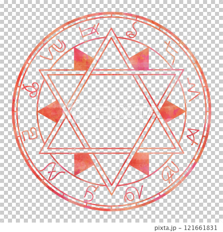 Magic circle (red) 121661831