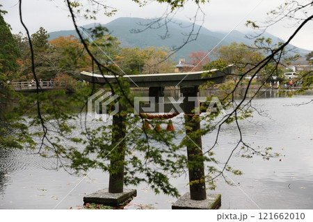金鱗湖 神宮 お宮 121662010