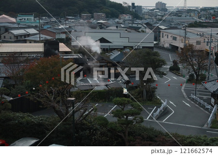 別府温泉 温泉街 地熱 121662574