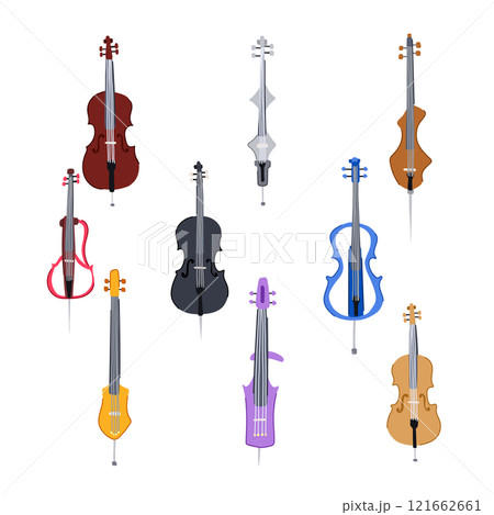 cello set cartoon vector illustration cello set cartoon vector illustration 121662661