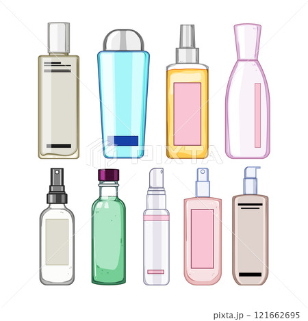 face toner set cartoon vector illustration 121662695