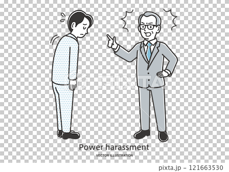 一名辦公室職員受到老闆的權力騷擾 121663530