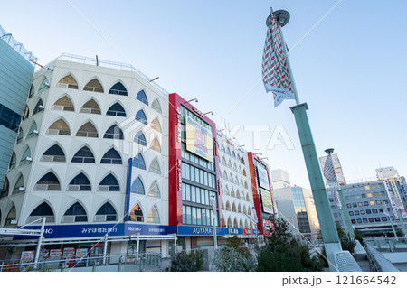 常磐線柏駅東口周辺の風景 ペデストリアンデッキから<2025年1月千葉県柏市> 常磐線柏駅東口周辺の風景 ペデストリアンデッキから<2025年1月千葉県柏市> 121664542