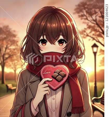 プレゼントを渡す女性 121664623