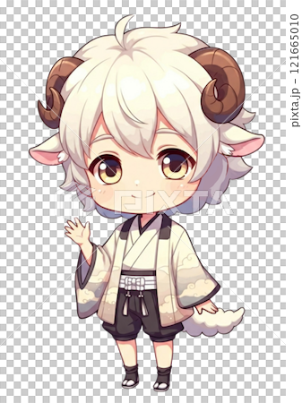 日服少年：羊的生肖擬人化（生肖：un） 121665010