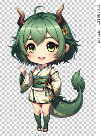 日服少女：生肖擬人化的龍（生肖：龍） 121665013