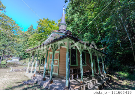 秋の日の乙女峠マリア聖堂6 島根県鹿足郡津和野町 秋の日の乙女峠マリア聖堂6 島根県鹿足郡津和野町 121665419