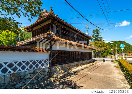 【日本100名城】津和野城の現存建築物　馬場先櫓1　島根県鹿足郡津和野町 121665898