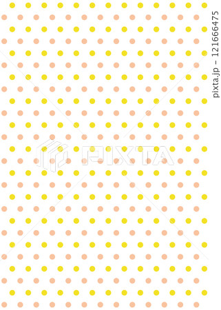 シンプルなドットのパターン　ベクター　simple dot pattern background. 121666475