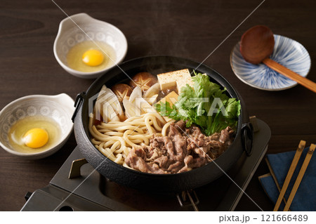 すき焼きうどん 121666489